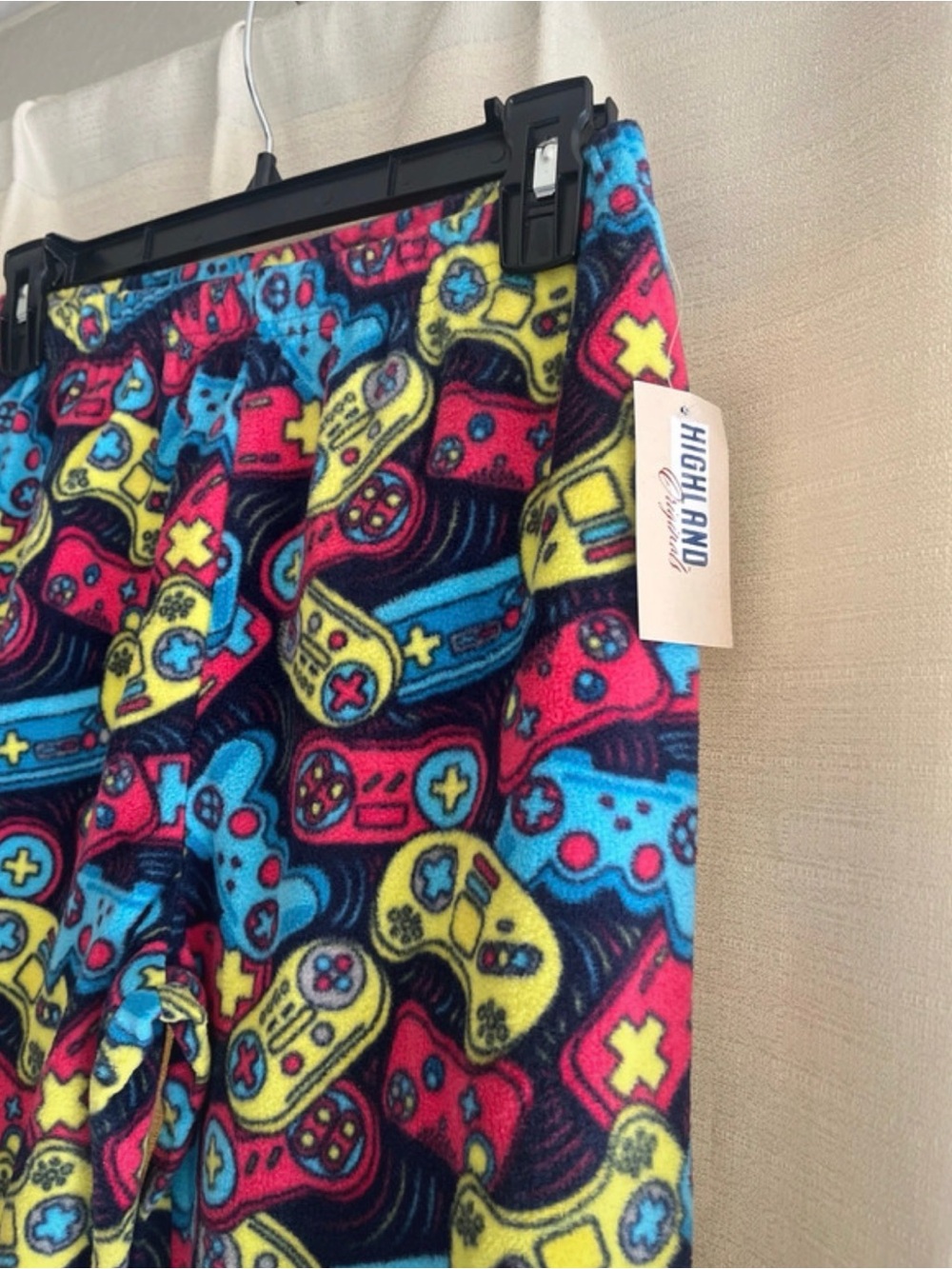Boys Multicolor Video Game Controller Pajama Pants - Picture 4 of 4